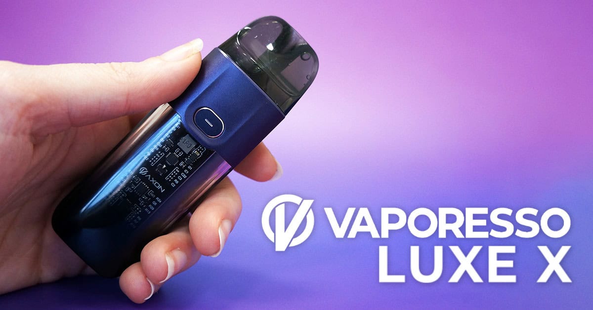 vaporesso xros 6 Vaporesso LUXE X2 Kit 40W 2000mAh Batteria con 5ml LUXE X Series 0.6ohm  0.8ohm Mesh Pod Vaporizzatore Sigaretta Elettronica No Nicotina (Nero  notte) : Amazon.it: Elettronica main image 1
