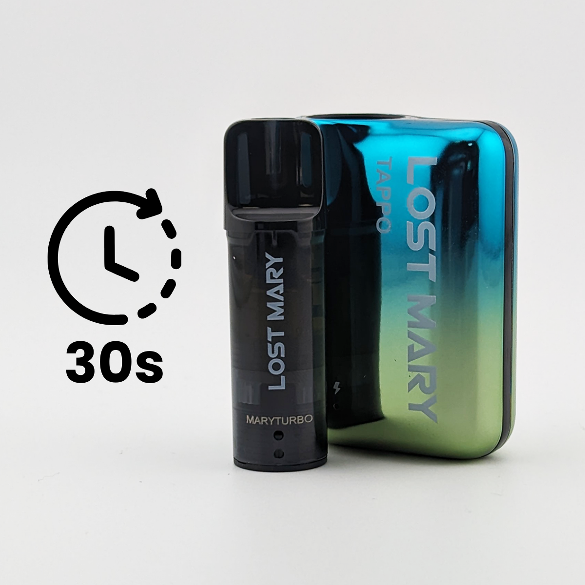 fumot vape Lost Mary Tappo - Akku Blue Green